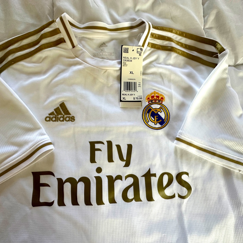 Real Madrid Adidas Soccer Jersey XL